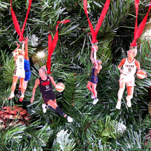 Load image into Gallery viewer, Personalized Basketball Player Photo Ornaments
