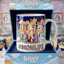 Load image into Gallery viewer, “Celebrate Mom’s Joy!” - Puppy Queen Mom And Kids Coffee Mug, Personalized Gift For Mom, Grandma and More Coffee Mug PopCulturePrints
