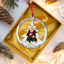 Load image into Gallery viewer, Personalized Christmas Ornament for Couples - Unique Holiday Gift &amp; Valentine&#39;s Day Gifts Ornament PopCulturePrints
