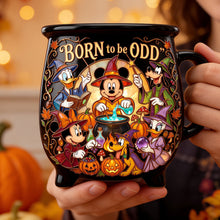 Load image into Gallery viewer, Born to be Odd - Personalized Odd Witches Ceramic Cauldron Mug Cauldron Mug PopCulturePrints
