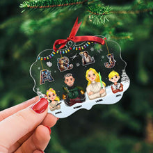 Load image into Gallery viewer, Custom Star Wars Family Name Ornament Ornament PopCulturePrints
