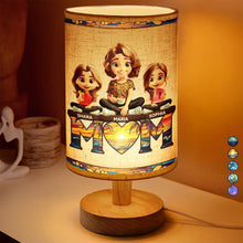 Load image into Gallery viewer, We Love You Mom - Personalized Fabric Lamp for Mother&#39;s Day Fabric Lamp PopCulturePrints
