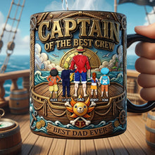 Load image into Gallery viewer, Captain Of The Best Crew - Personalized Magic Coffee Mug for Dad Coffee Mug PopCulturePrints

