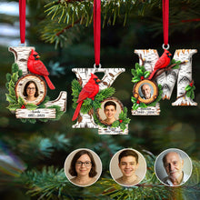 Load image into Gallery viewer, Cherished Memories with Cardinal Ornaments - Personalized Christmas Gift for Loved Ones Ornament PopCulturePrints

