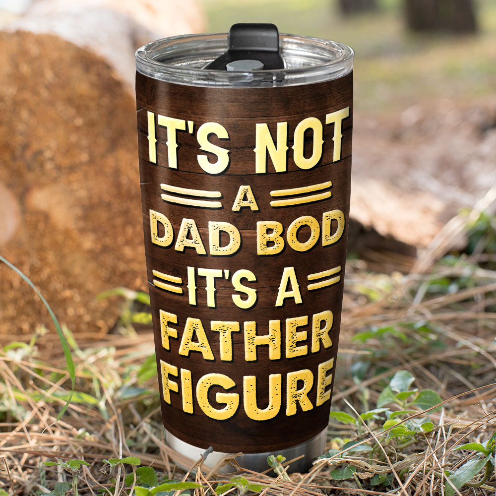 Personalized Dad Bear Tumbler - Custom Father's Day Gift