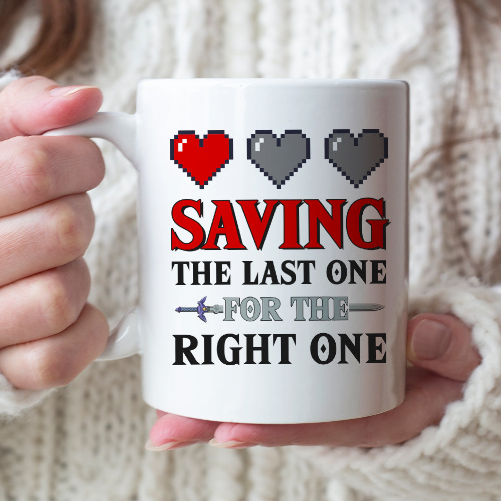 Personalized Couples Coffee Mug - Save the Last Heart - Romantic Gift Coffee Mug PopCulturePrints