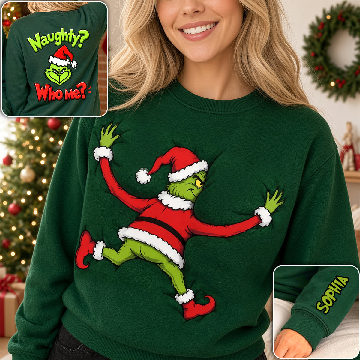 Grouchy Mischief 3D Shirt - Personalized Christmas Gifts 08hutn081026 AOP Products PopCulturePrints