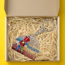 Load image into Gallery viewer, Hero Daddy Buddy Custom Keychain Keychains PopCulturePrints
