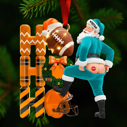 Bring Joy this Holiday Season - Funny Santa Christmas Ornament - Personalized Gift for Friends, Family, and Kids Ornament PopCulturePrints