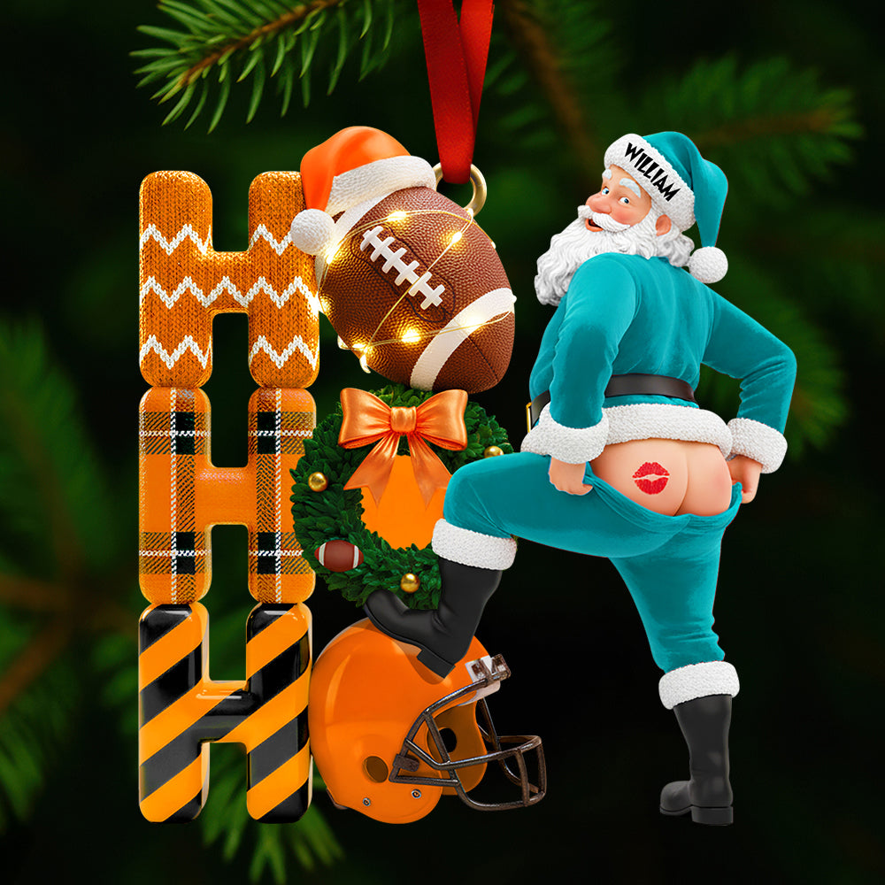 Bring Joy this Holiday Season - Funny Santa Christmas Ornament - Personalized Gift for Friends, Family, and Kids Ornament PopCulturePrints