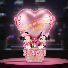 Load image into Gallery viewer, Love is in the Air - Custom Couple Hot Air Balloon Acrylic Light Box Light Box PopCulturePrints
