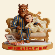 Load image into Gallery viewer, You Took a Pizza My Heart - Personalized Fairy Tales Couple Acrylic Light Box Light Box PopCulturePrints
