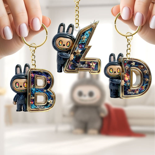 Unlock Joy with Custom Monster Fans Keychain - A Personalized Gift for Everyone! Keychains PopCulturePrints