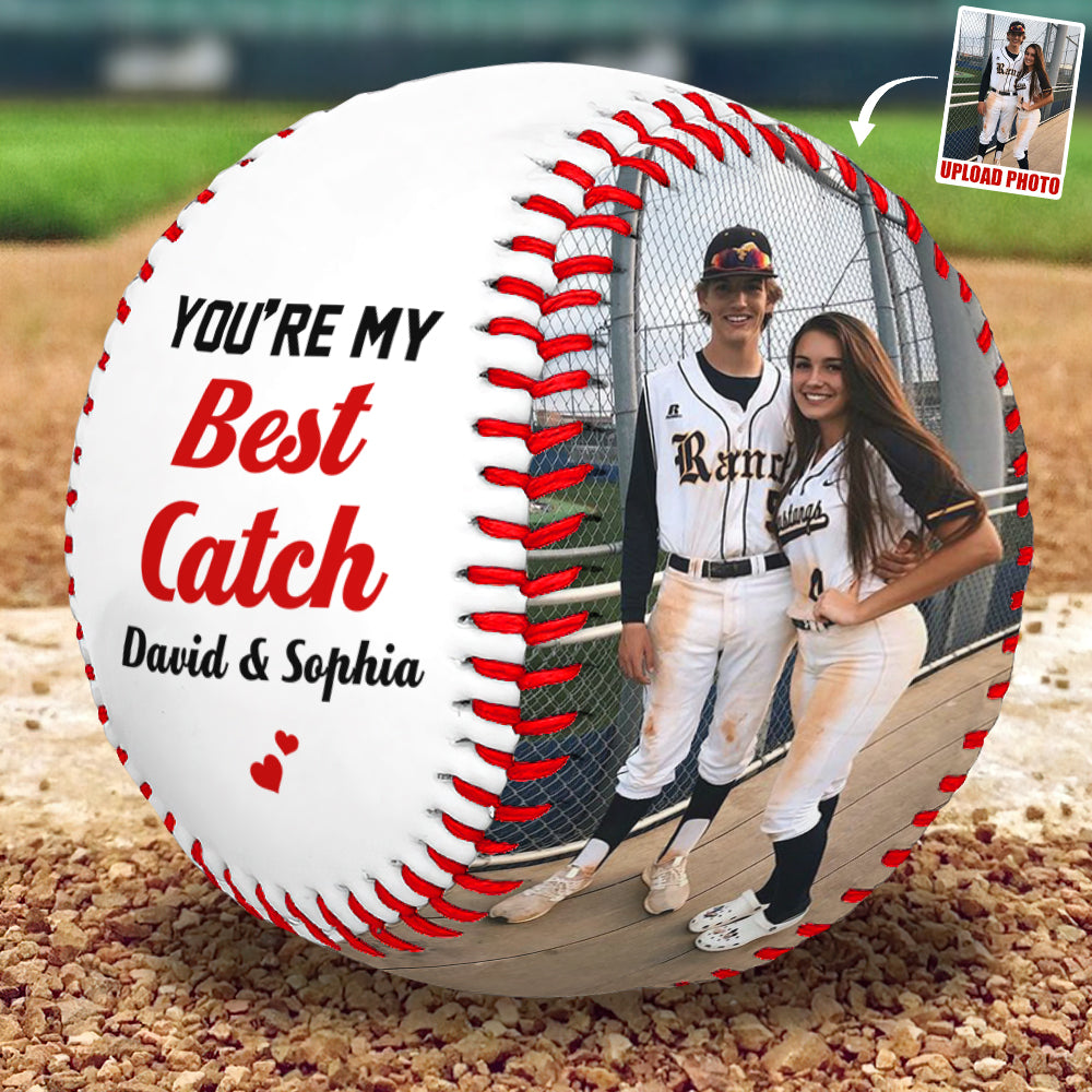Custom Photo Baseball - Personalized Couple's Gift | Valentine's Day Gifts Baseball PopCulturePrints