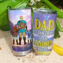 Load image into Gallery viewer, Personalized Dad Tumbler - Father&#39;s Day Gamer Gift Tumbler Cup PopCulturePrints
