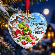 Load image into Gallery viewer, Romantic Couple Together Christmas Ornament - Personalized Gifts For Couple 06tylu081026 Ornament PopCulturePrints
