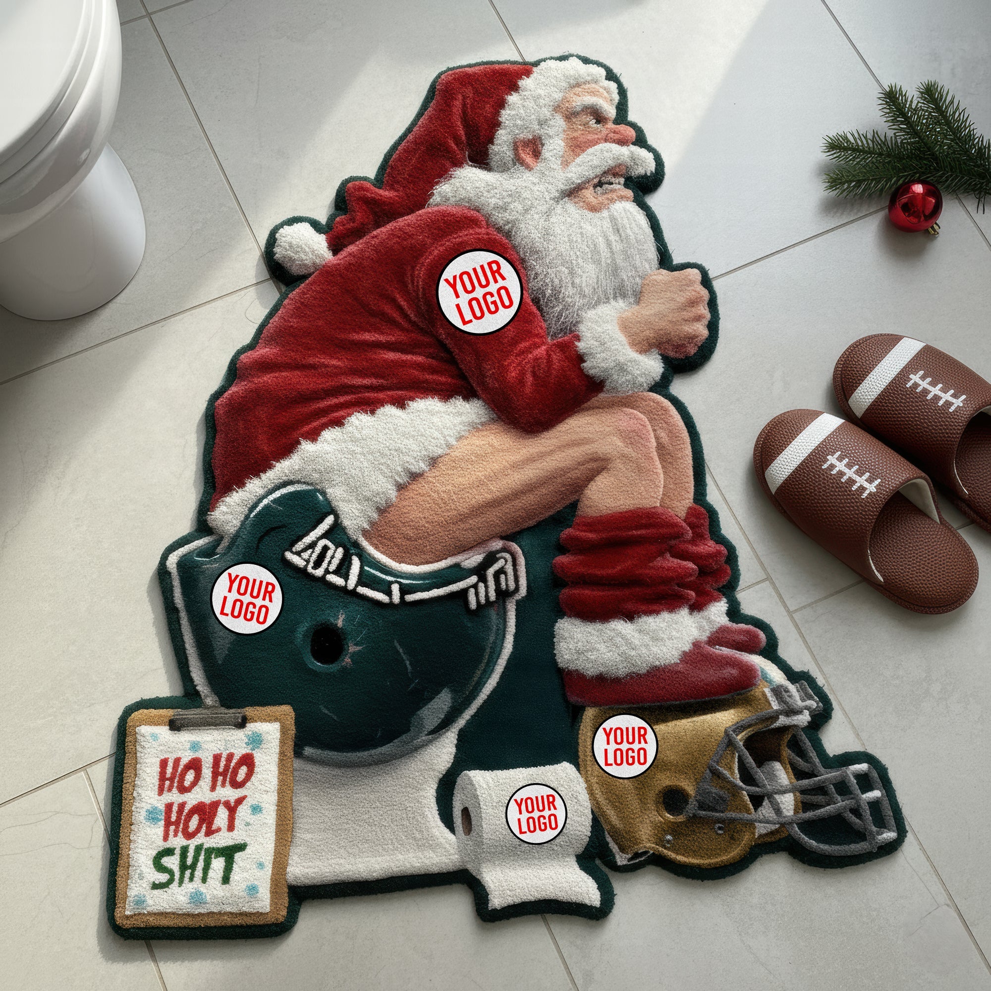 “Get Ready for Game Day!” - Strong Rivalry Sports Doormat - Custom Personalized Gifts for Sports Lovers Doormat PopCulturePrints