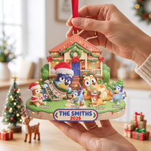 Load image into Gallery viewer, “Bringing Family Together: Cozy Family Christmas Ornament - Personalized Gift for Christmas Lovers!”
