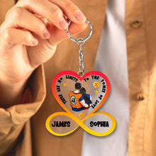 Load image into Gallery viewer, Custom Anime-Inspired Couple Keychain - Personalized Valentine&#39;s Day Gifts Keychains PopCulturePrints
