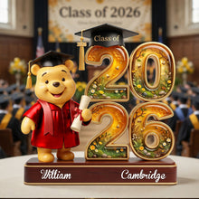 Load image into Gallery viewer, "Celebrate Your Achievement" - Personalized Meaningful Graduation Acrylic Plaque - Gift for Graduates, Friends, Family Shaped Plaques PopCulturePrints
