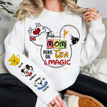 Load image into Gallery viewer, This Mom Runs On Tea &amp; Magic - Personalized 3D Shirt for Mom, Grandma &amp; More AOP Products PopCulturePrints
