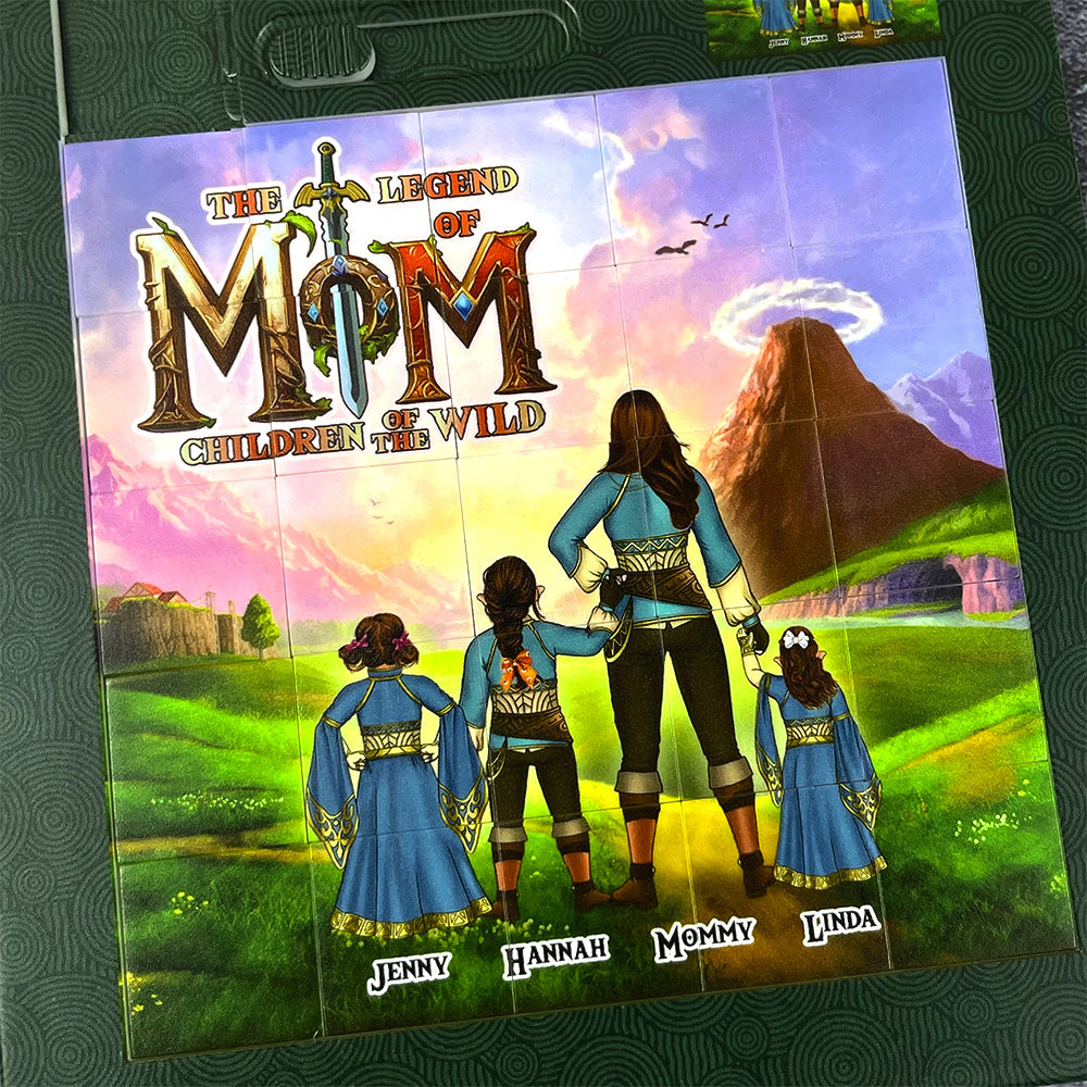 “Best Mom Ever” - Personalized Sliding Puzzle for Mom | Unique Gift for Mom, Grandma, and Loved Ones Sliding Puzzle PopCulturePrints