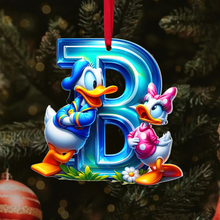 Load image into Gallery viewer, Custom Christmas Couple Ornament - Personalized Alphabet Design | Valentine&#39;s Day Gifts Ornament PopCulturePrints

