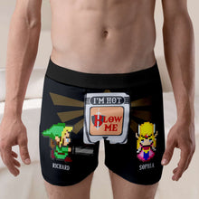 Load image into Gallery viewer, Personalized Gamer Boxer Briefs - Retro Fun Design Boxer Briefs PopCulturePrints
