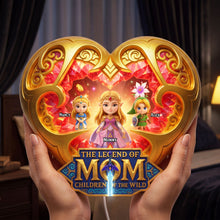 Load image into Gallery viewer, “Celebrate the Adventure of Motherhood” - Mom And Kids Magical Adventure Light Box - Personalized Gift for Mom, Grandma &amp; Kids Light Box PopCulturePrints
