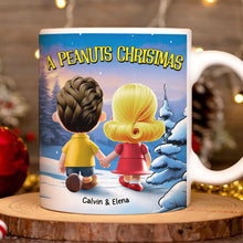 Load image into Gallery viewer, Personalized Christmas Couple Mug - Custom Hand in Hand Design | Valentine&#39;s Day Gifts Coffee Mug PopCulturePrints
