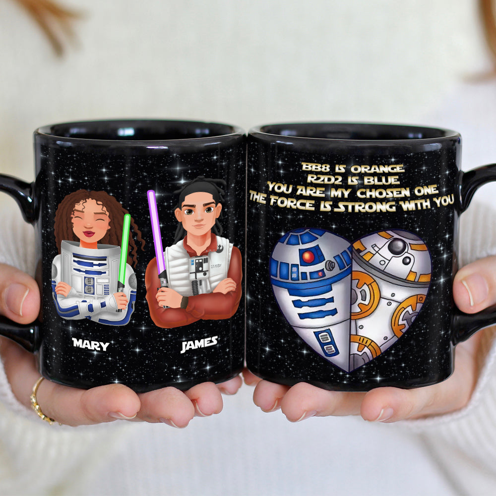 Star Adventure Personalized Couple Mug Set