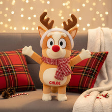 Load image into Gallery viewer, Joyful Moments Await! Happy Santa Christmas Pillow - Personalized Gift for Family and Friends Pillow PopCulturePrints
