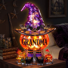 Load image into Gallery viewer, Illuminate Your Halloween Spirit - Personalized Bat Kids Pumpkin Light Box - Custom Gifts for Grandma, Mama, and More!
