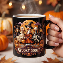 Load image into Gallery viewer, Just A Spooky Goose Magic Mug - Personalized Halloween Gifts Coffee Mug PopCulturePrints
