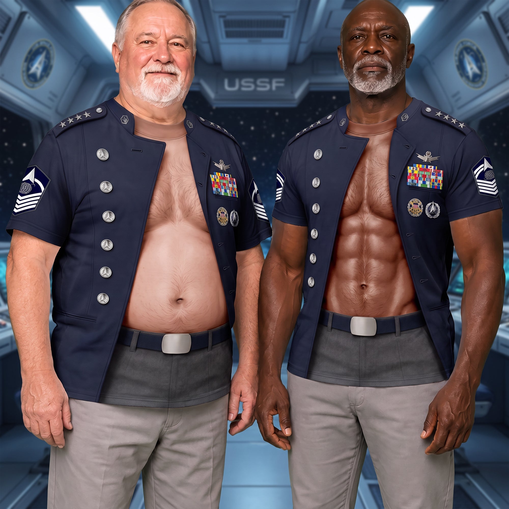 "Honor Your Service with Pride" - Proud Service Military Shirt - Personalized Gifts for Veterans AOP Products PopCulturePrints