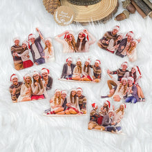 Load image into Gallery viewer, Personalized Christmas Photo Ornaments for Friends Ornament PopCulturePrints
