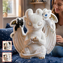 Load image into Gallery viewer, "Embrace the Magic: Personalized Cute Fantasy Creatures Pillow - A Special Gift for Mom, Grandma, and More!" Pillow PopCulturePrints
