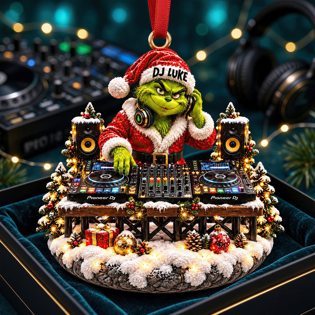 🎄 DJ Luke Christmas Ornament - A Personalized Gift for Music Lovers