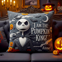 Load image into Gallery viewer, Never Sleep Again - Personalized Halloween Villain Square Pillow for Fans Pillow PopCulturePrints
