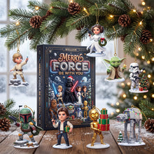 Load image into Gallery viewer, "May The Force Be With You!" - Personalized Merry Christmas Advent Calendar Blind Box - Perfect Gift for Star Wars Fans
