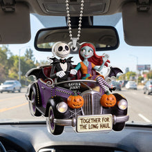 Load image into Gallery viewer, Together For The Long Haul Car Ornament - Personalized Gifts For Couples 06pgtn0608026 Ornament PopCulturePrints
