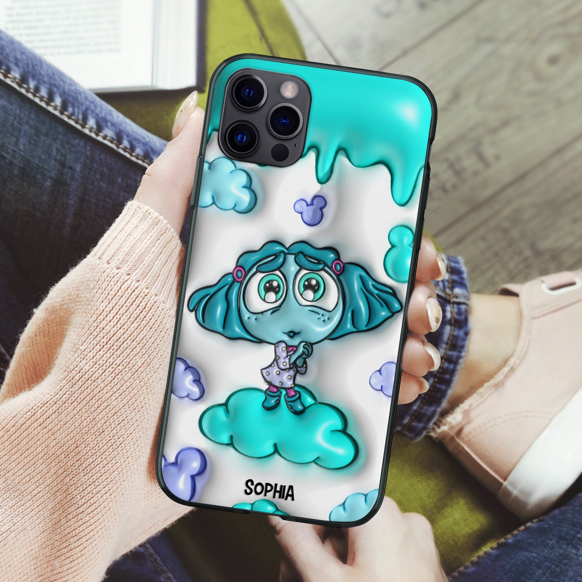 Personalized Crazy Cartoon Lover Phone Case for Enthusiasts