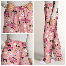 Load image into Gallery viewer, Custom Photo Best Mom &amp; Grandma Ever Pajama Pants - Personalized Gift for Moms, Grandmas &amp; Special Occasions Pajama Pants PopCulturePrints
