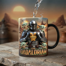Load image into Gallery viewer, “The Force of Fatherhood” – Space Dad Magic Ceramic Coffee Mug - Personalized Gift for Dad and Grandpa Coffee Mug PopCulturePrints
