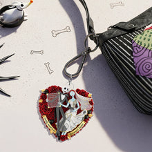 Load image into Gallery viewer, “Simply Meant to Be” Forever Heart Keychain - Personalized Gift for Couples Keychains PopCulturePrints
