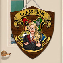 Load image into Gallery viewer, Personalized Harry Potter Classroom Door Sign
