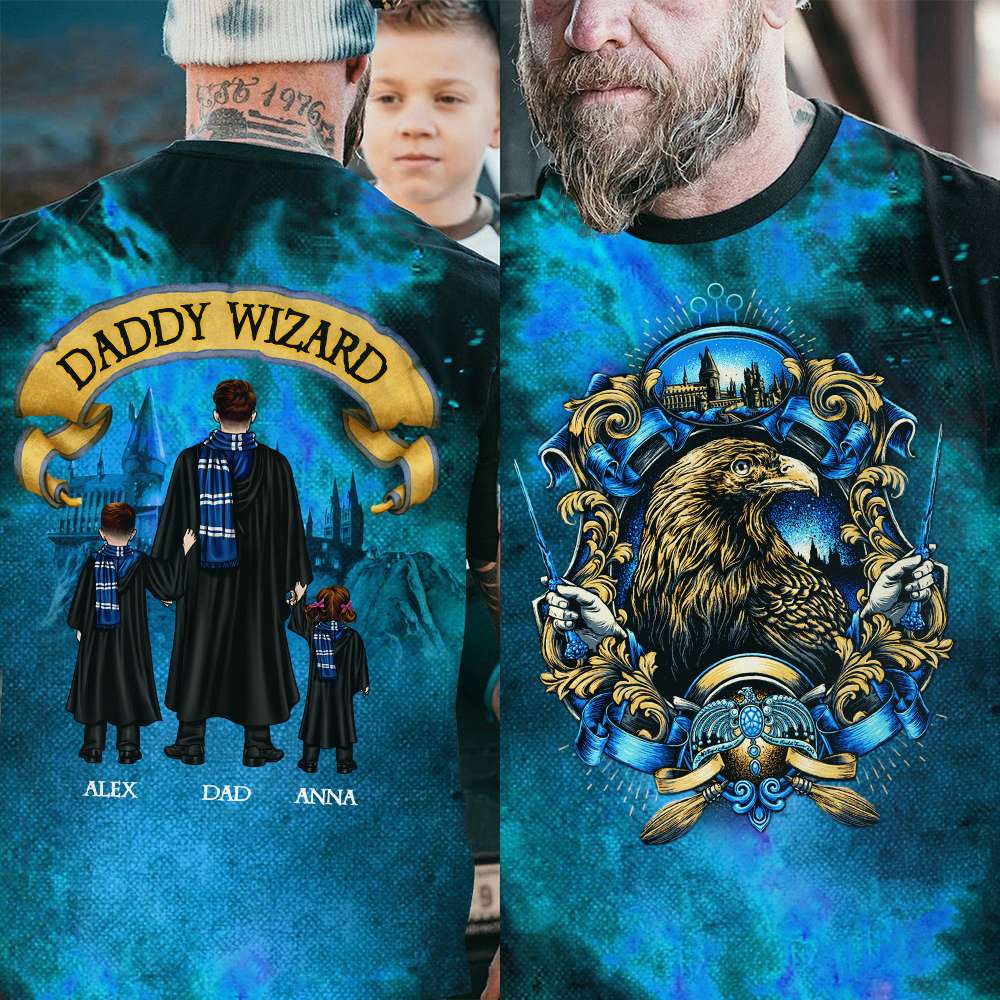 Personalized Best Dad Ever Harry Potter Themed T-Shirt