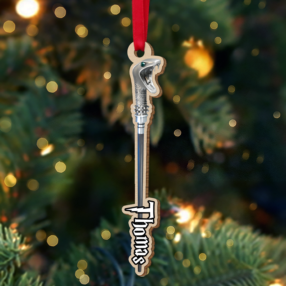 Personalized Kids Christmas Ornament: Naughty List Fun