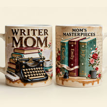 Load image into Gallery viewer, “Celebrating the Writer Mom” - Personalized Coffee Mug - Perfect Gift for Moms, Grandmas &amp; Writers Coffee Mug PopCulturePrints
