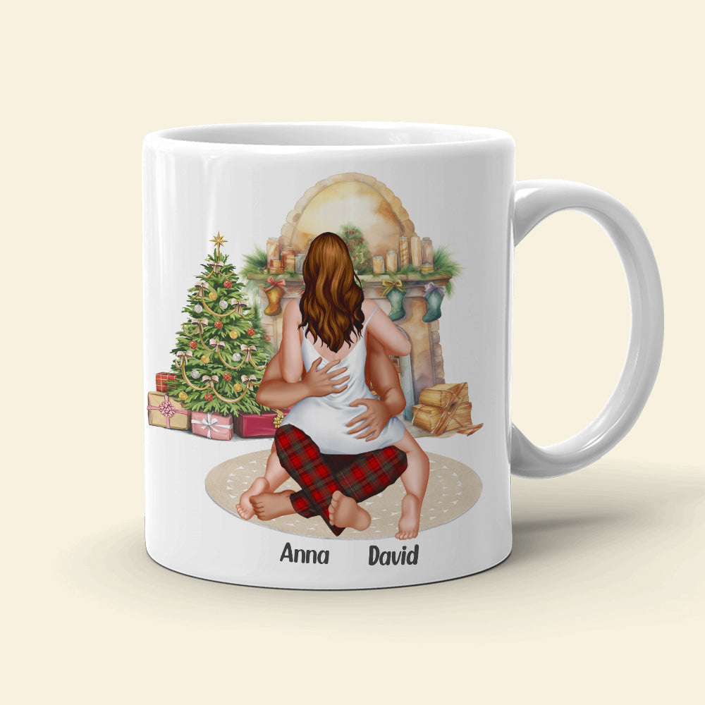 It's Beginning To Look A Lot Like Holiday Romance Personalized Couple Mug